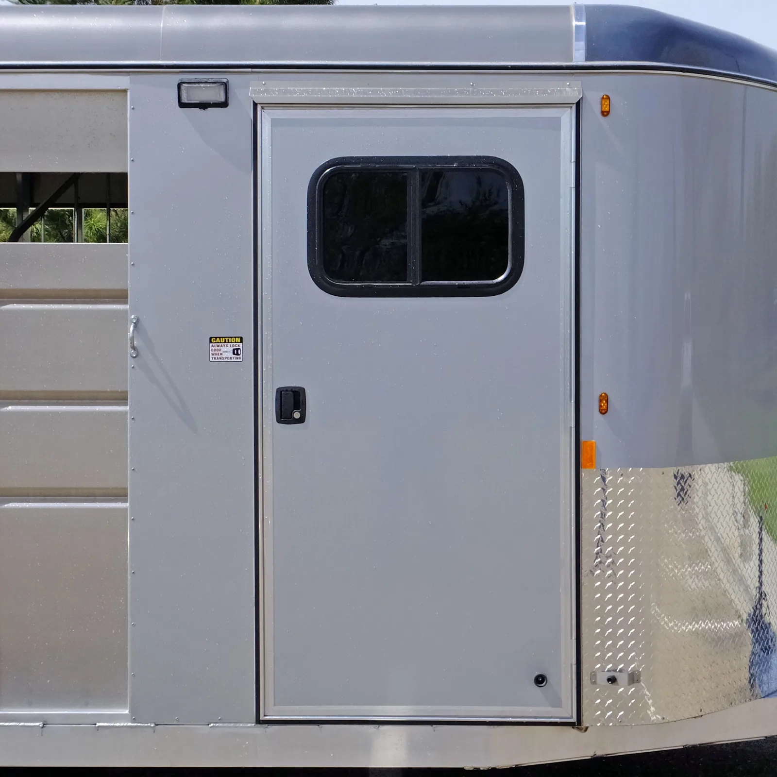 Camper style door